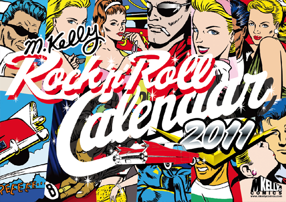 M. Kelly Rock 'n' Roll Calendar 2011