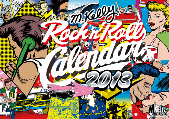 M. Kelly Rock 'n' Roll Calendar 2013