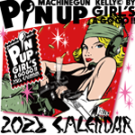 M. Kelly's Pin-Up Girl's Calender 2022 Military